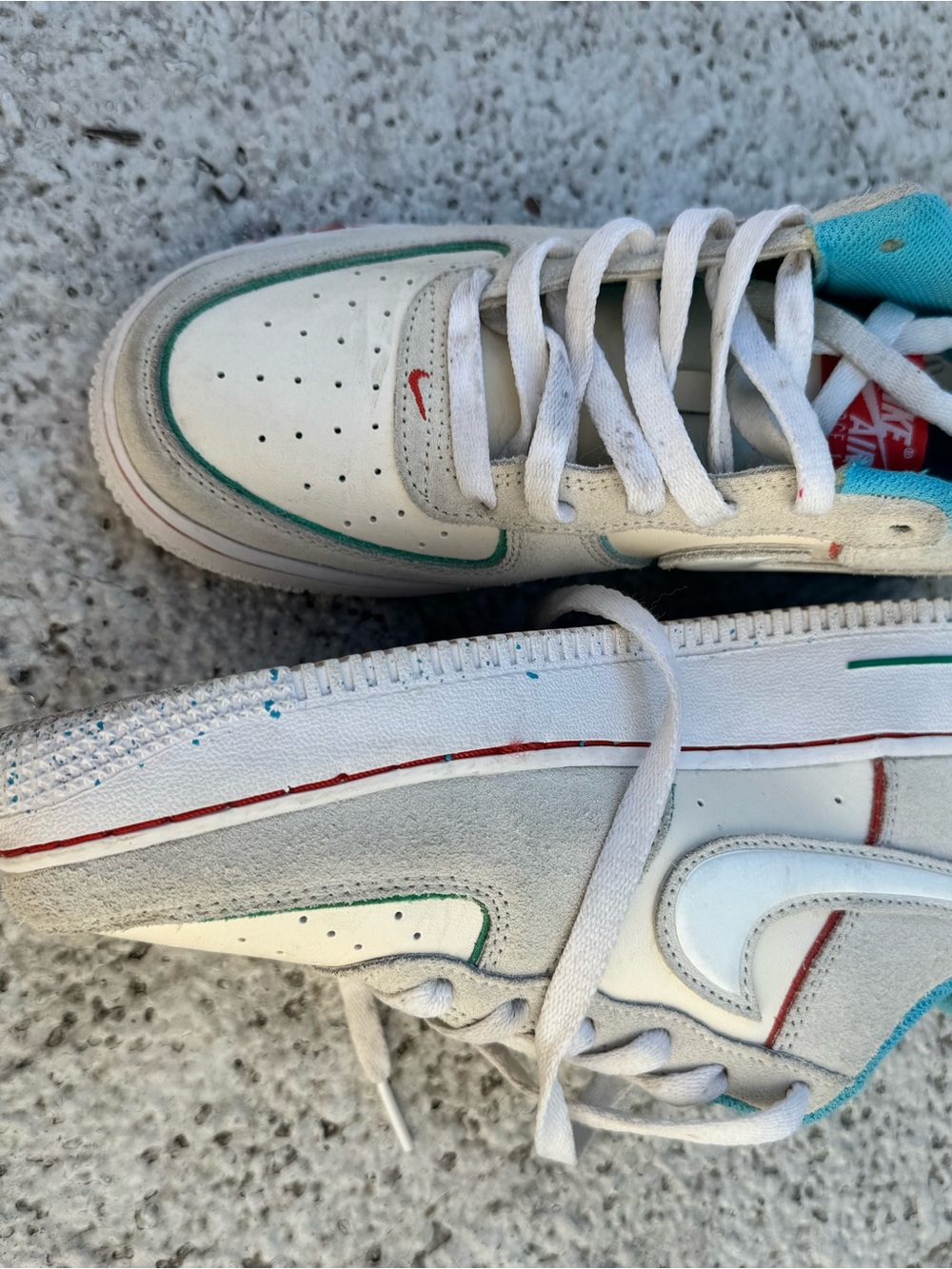 Nike Kids Air Force 1 Low Holiday Cookies LV8